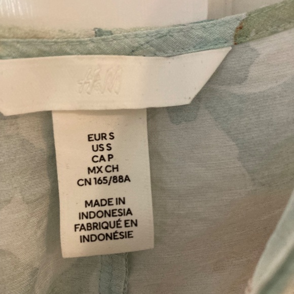 H&M long colorful slip lightweight dress - size Small - Picture 7 of 7